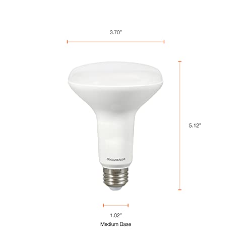 LEDVANCE Sylvania BR30 LED Flood Light Bulb 17W Dimmable Soft White 4 Pack