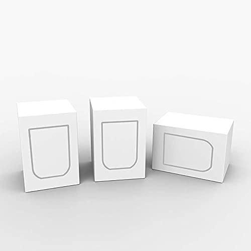 White Toothbrush Holder Cup - 350ml Plastic Bathroom Tumbler
