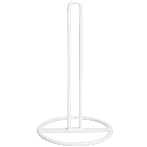 White Paper Towel Holder for Kitchen Organization - OBODING