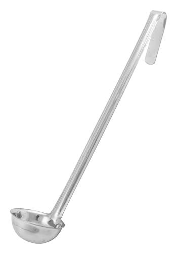 Winco 1 Ounce Stainless Steel Ladle - Heavy-Duty & Dishwasher Safe