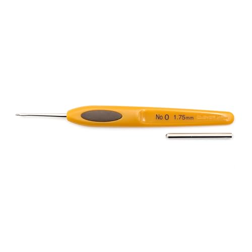Clover Soft Touch Steel Crochet Hook - 1.75mm Ergonomic Crafting Tool