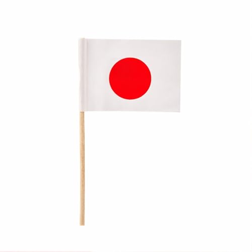 Restaurantware Japanese Flag Food Picks 2.6 Inch 100 Pack