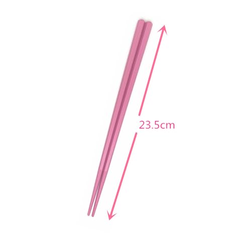 Koolemon 5 Pairs Pink Reusable Fiberglass Chopsticks Set