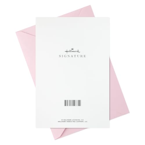 Hallmark Signature Anniversary Card, Cheers Champagne Design, 5x7.2 In