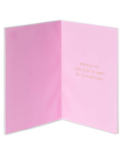 Papyrus Birthday Card - Big Slice of Happy Hand-Painted Keepsake Card