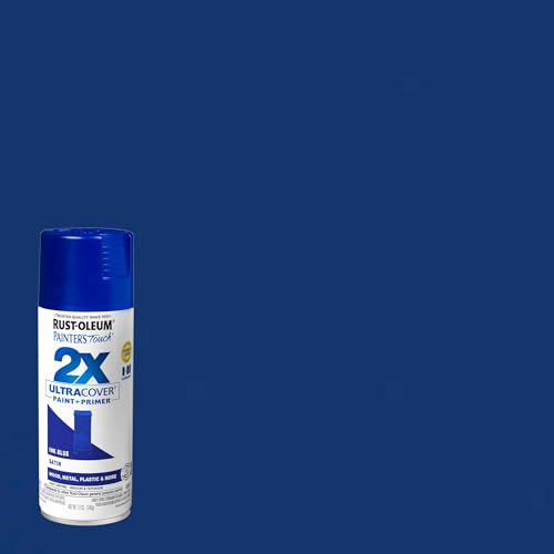 Rust-Oleum Painter's Touch Satin Spray Paint, Ink Blue 12 oz