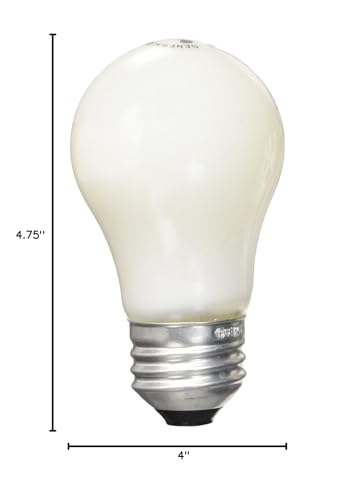 GE 15A/W Soft White Light Bulb - 2 Pack, 10W A15 Shape