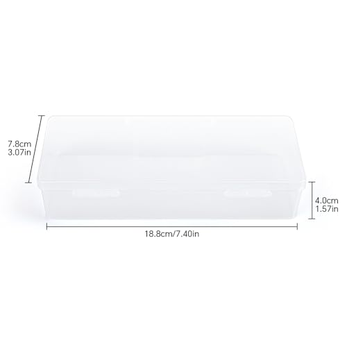 Clear Nail Art Storage Box for Manicure Tools | Durable Organizer