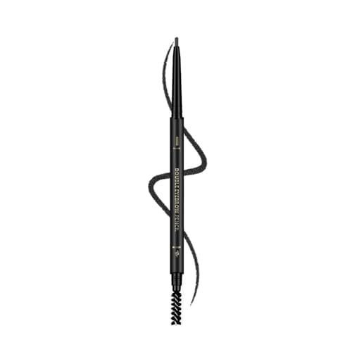 O'CHEAL Waterproof Black Eyebrow Pencil with Spoolie Brush