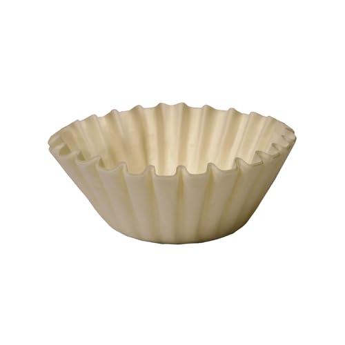 Unbleached Coffee Filters 8 Inch Basket Style, Chlorine-Free, Eco-Friendly, 100 Count