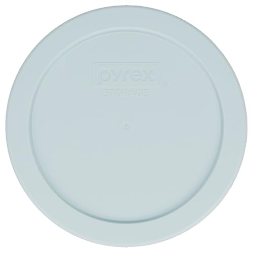 Pyrex 7201-PC Muddy Aqua Food Storage Lids - 3 Pack for 4-Cup Bowls, Made in USA
