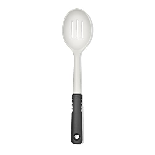 OXO Good Grips Nylon Slotted Spoon – Oat, Nonstick Safe Cooking Utensil