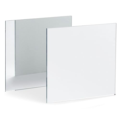 60-Pack 2-Inch Square Mirror Tiles for DIY Crafts & Decor