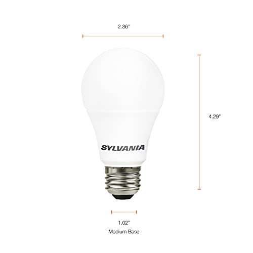Sylvania LED Light Bulb 75W Equivalent A19 Soft White - 4 Pack