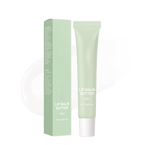 Zifeifeigs Butter Lip Balm Set - Hydrating & Non-Sticky Mint Gloss