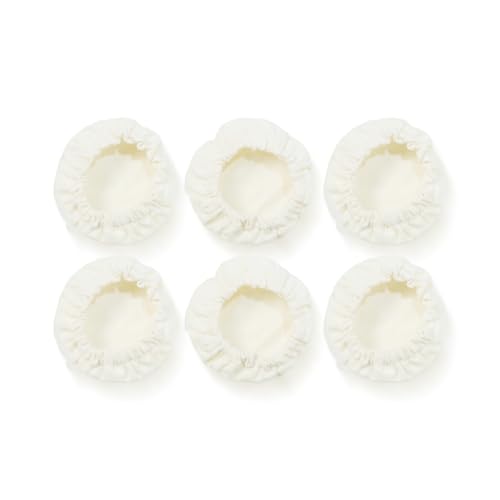 WOLVINA 6-Pack Reusable Canvas Dust Covers for Canning Jars