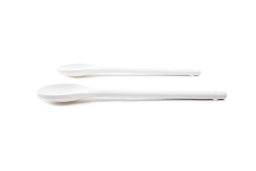 Fox Run Hi-Tech Plastic Mixing Spoons, 12-Inch White, Set of 2