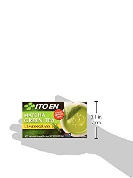 ITO EN Green Tea with Matcha and Lemongrass, 20 Count Bags (Pack of 8)