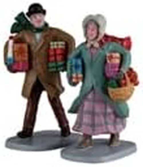 Lemax Caddington Village Gifts for Grandchildren - Charming Set of 2 Collectibles