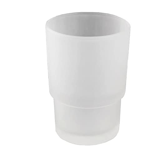 XVL Frosted Glass Bathroom Toothbrush Holder Cup Replacement XL40