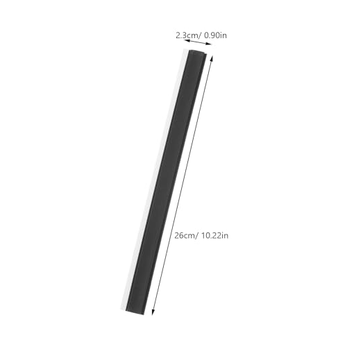 Uonlytech Dustpan Rubber Lip Replacement Strips - 4pcs Durable Edge