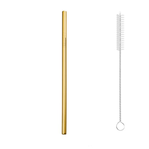 10.5" Stainless Steel Reusable Straws - Eco-Friendly & BPA-Free