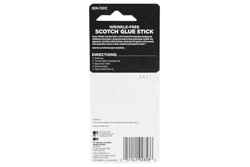 Scotch Wrinkle-Free Glue Sticks - Fast Bonding, 2 Pack, 0.27 oz