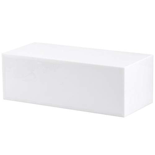 Tbestmax 3-Slot Makeup Brush Holder Organizer - White Cosmetic Storage Bin