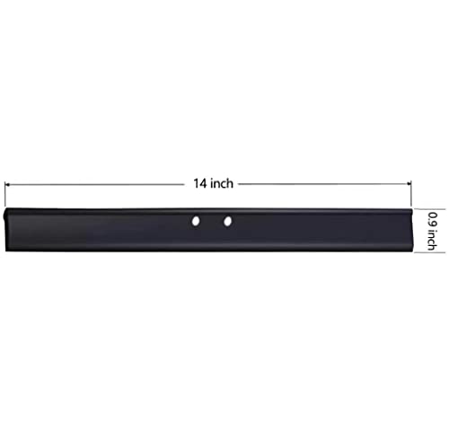 YAHENLI 14 Inch Black Silicone Rubber Squeegee Blade Replacement - 2 Pack