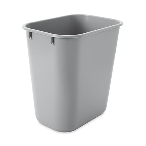 Rubbermaid 3.25-Gallon Gray Wastebasket for Home & Office