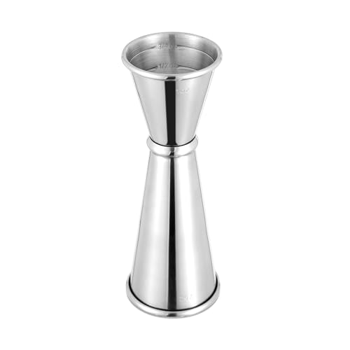 BARsics Stainless Steel Cocktail Jigger - 1oz/2oz Double Measuring Tool