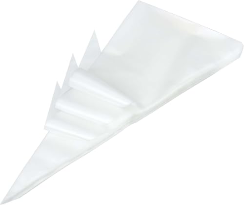 HOMIOVE Extra Large 24-Inch Disposable Piping Bags - 50 Pack Heavy-Duty Cake Decorating Bags