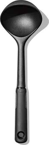 OXO Good Grips Black Nylon Ladle for Soups & Stews