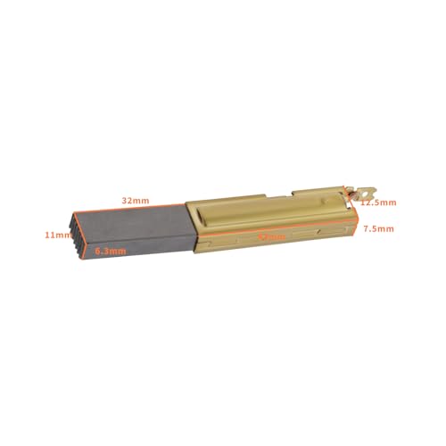 2pcs Carbon Brushes 32mm x 11mm x 6.3mm for Karcher, Hoover, Vax