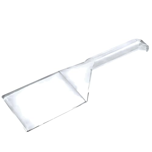 Premium Clear Spatula - Reusable Transparent Plastic Serving Utensil