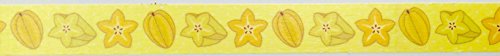 Best Creation Washi Tape - 15mm x 5m, Starfruit Pattern for Crafts