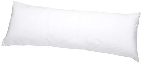 Amazon Basics Hypoallergenic Body Pillow Protector, 21x55 Inch Cotton Cover