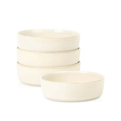 Stone Lain Eden 4-Piece Pasta Bowl Set Stoneware, Beige