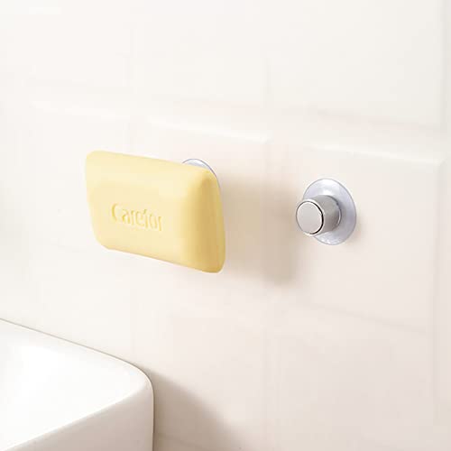 Magnetic Stainless Steel Soap Holder - Wall Mounted, 2-Pack