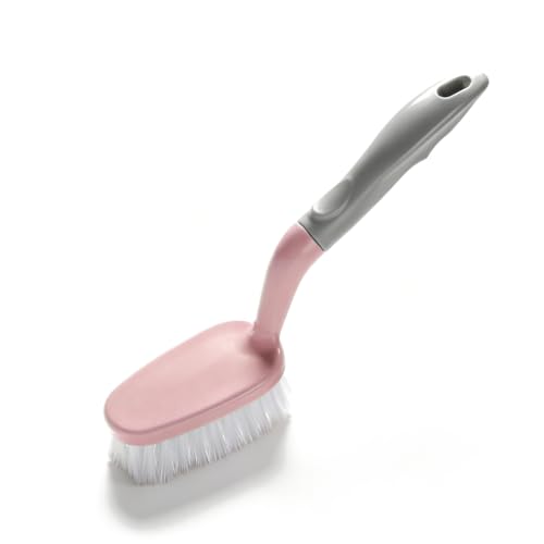 Cyrank No-Scratch Shower Scrubber & Long Handle Tile Tub Cleaning Brush