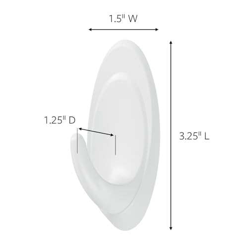 Command Medium Indoor Designer Hooks - 2 Hooks, 4 Strips