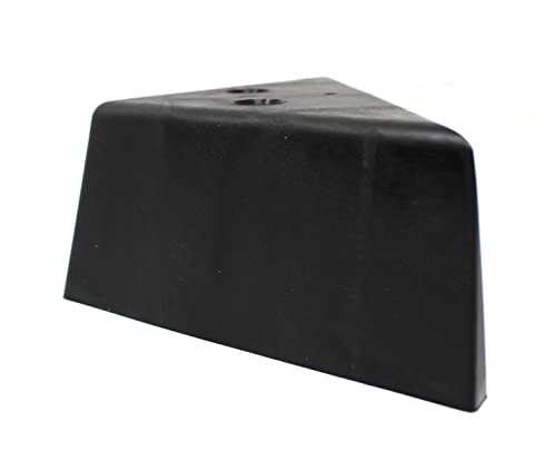 JSP Manufacturing 3" Black Triangle Plastic Corner Furniture Leg
