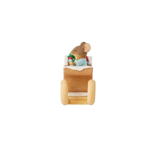 Enesco Tails with Heart Christmas Sweet Deliveries Miniature Figurine, 1.57 Inch, Multicolor