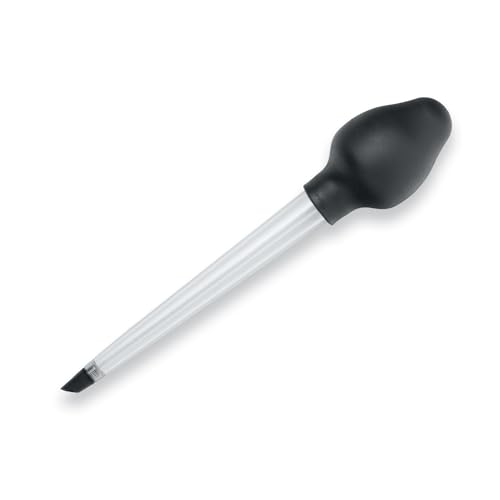 Tovolo Dripless Polycarbonate Turkey Baster with Cleaning Brush, Heat-Resistant