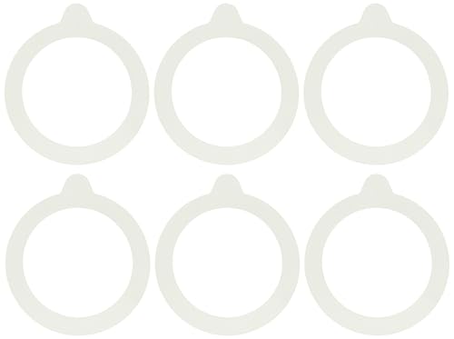 Bormioli Rocco 3.5" Replacement Rubber Gaskets for Fido Jars - Pack of 6