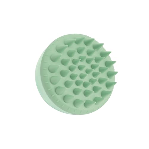 Yamrots Scalp Massager Shampoo Brush, Silicone Scalp Scrubber (Green)