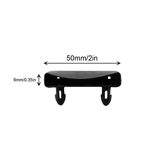 30pcs Plastic Bed Slat End Caps Holders for 50mm x 9mm Wooden Slats