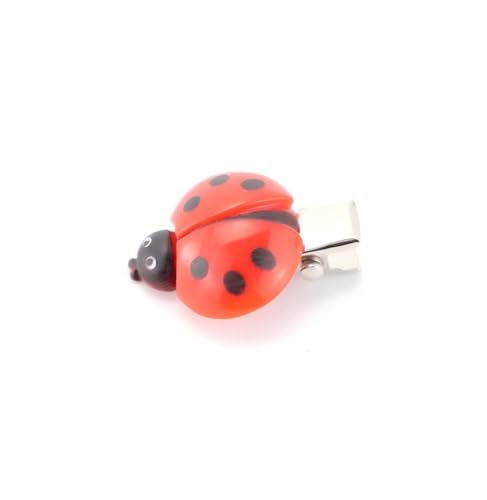 Fosrisix 9 Pcs Ladybug Hair Clips Red Black Polka Dot Y2K Barrettes