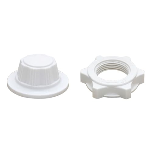 M8 Fan Fixing Nut - Colorless Hexagonal Flat Head Industrial Spare Part