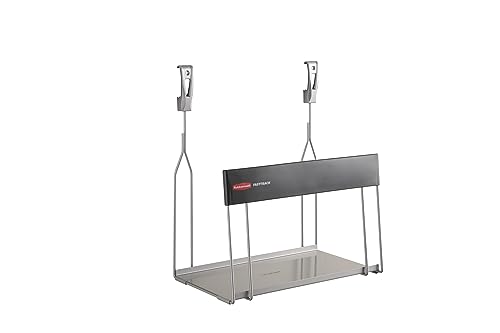Rubbermaid FastTrack Wall-Mounted Cardboard Holder - 20 lbs Capacity, Satin Nickel